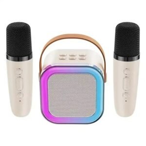 ২ টি হ্যান্ড মাইক্রোফোন ✅ 100% অরিজিনাল Bluetooth K12 Karaoke Wireless Audio Speaker